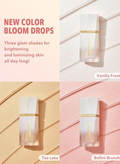 SHEGLAM SHEGLAM Glow Bloom Liquid Highlighter- Vanilla Frost  - Image 5