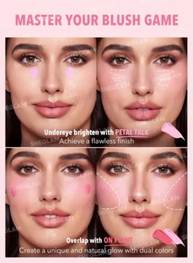 SHEGLAM SHEGLAM COLOR BLOOM LIQUID BLUSH Petal talk  - Image 3