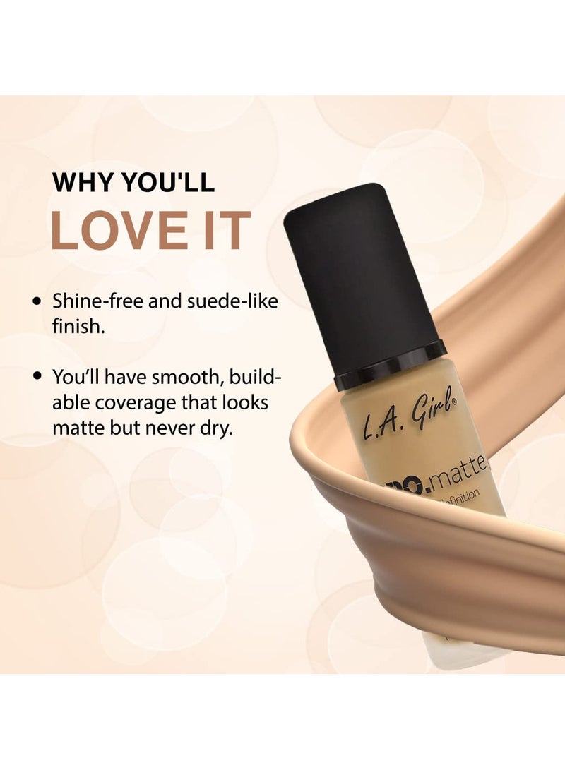 لا جيرل كريم أساس برو مات بيج - Image 2