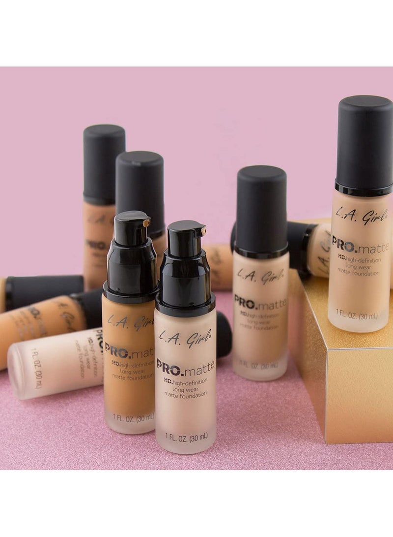 لا جيرل كريم أساس Pro.Matte دافئ سيينا - Image 3