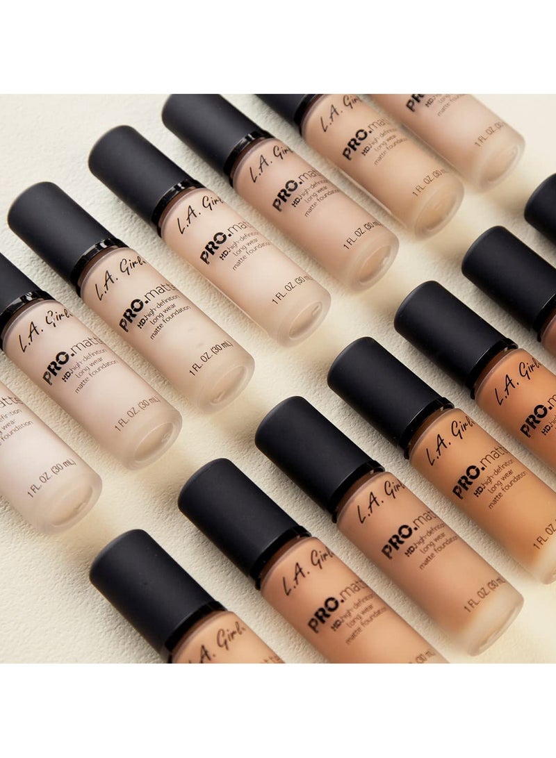 لا جيرل كريم أساس Pro.Matte دافئ سيينا - Image 4