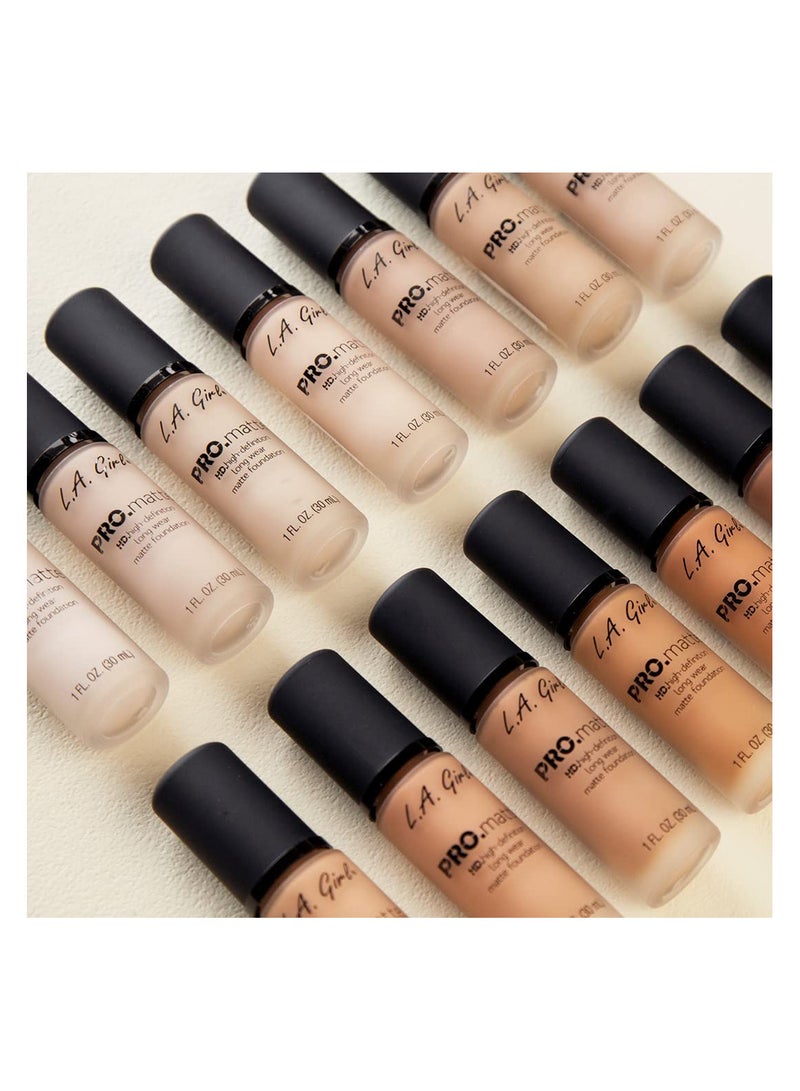 لا جيرل Pro.Matte Foundation Caf√© - Image 2