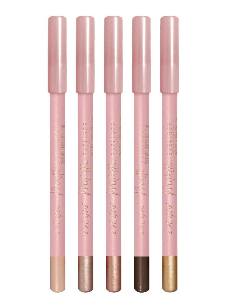 لا جيرل 5-Piece Metallic & Matte Eyeliner Gift Set Multicolour - Image 2