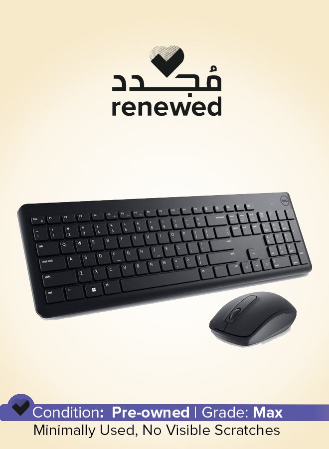 ديل Renewed - Wireless Keyboard And Mouse Black - Image 1