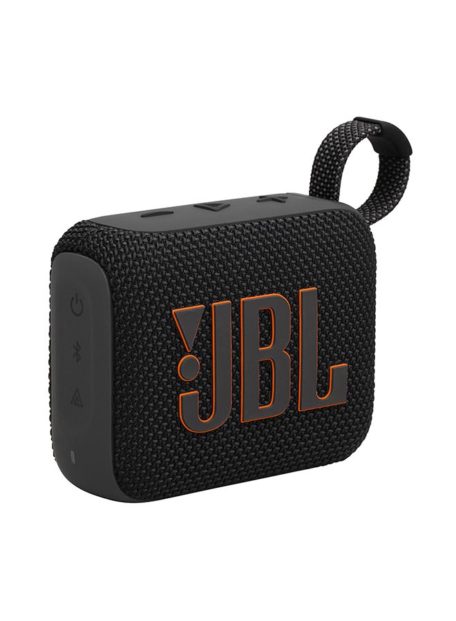 JBL - Go4-Portable Waterproof Speaker Black - Image 1