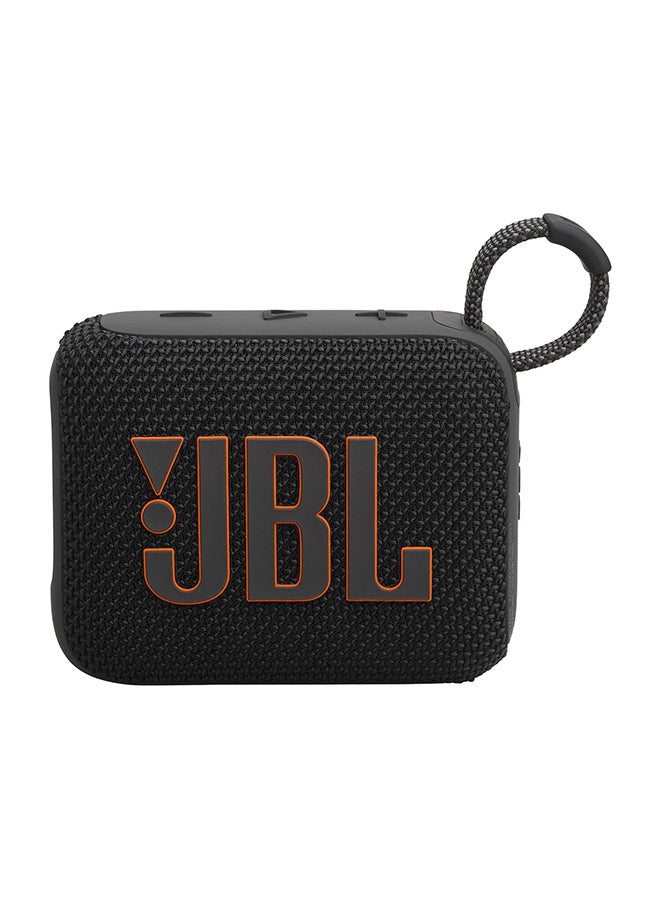 JBL - Go4-Portable Waterproof Speaker Black - Image 1
