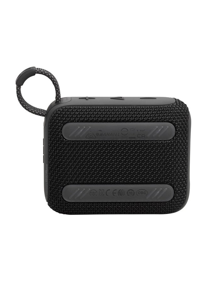 JBL - Go4-Portable Waterproof Speaker Black - Image 1
