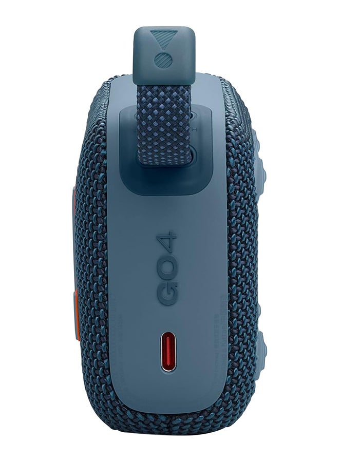 JBL Go4 Portable Waterproof Speaker Blue - Image 4