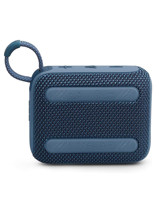 JBL Go4 Portable Waterproof Speaker Blue - Image 2