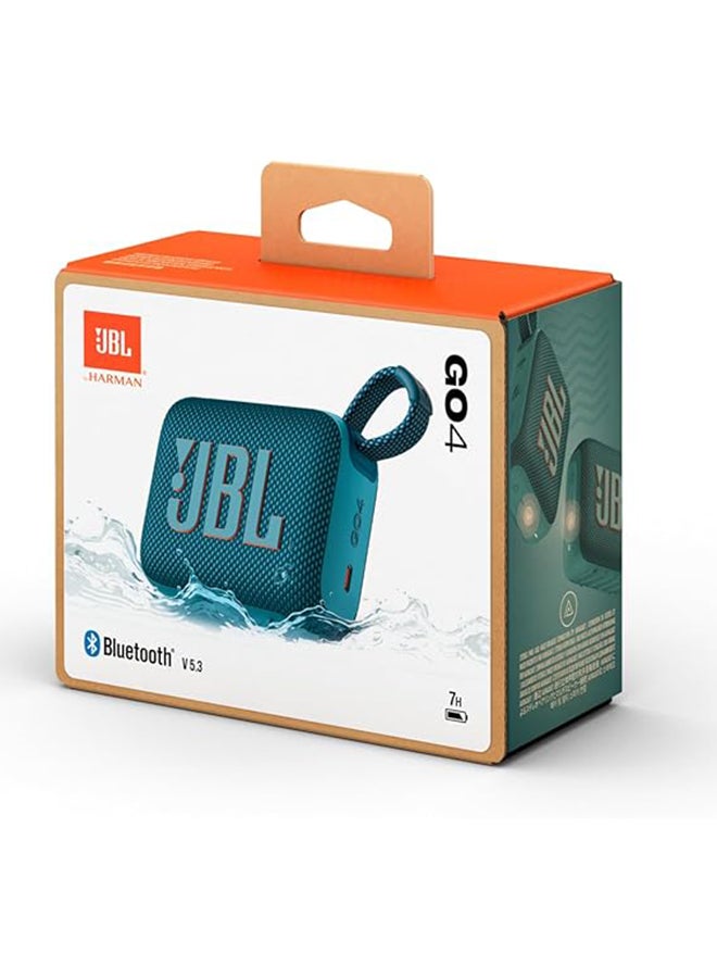JBL Go4 Portable Waterproof Speaker Blue - Image 5
