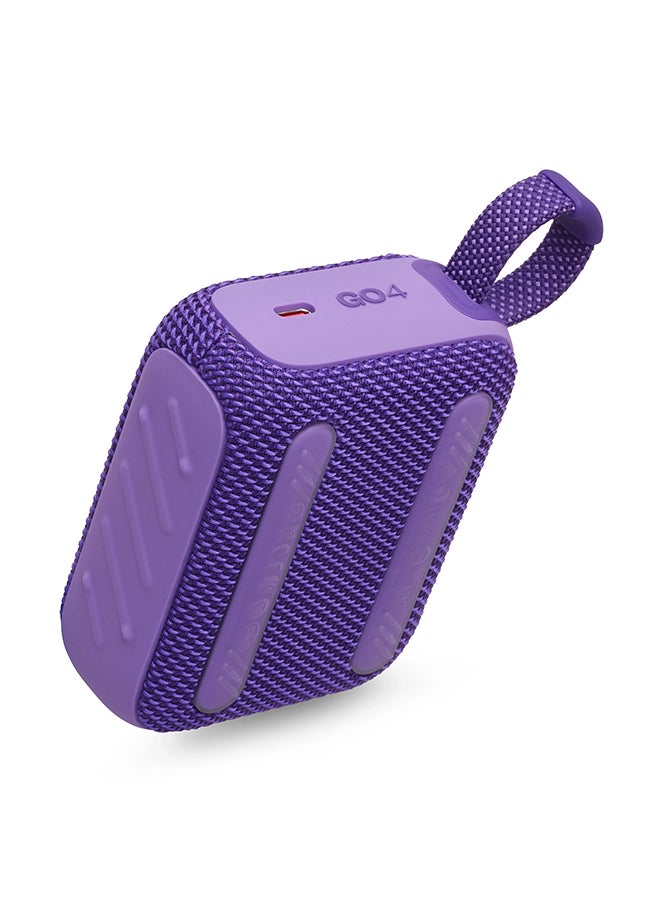 JBL Go4-Portable Waterproof Speaker Purple - Image 4