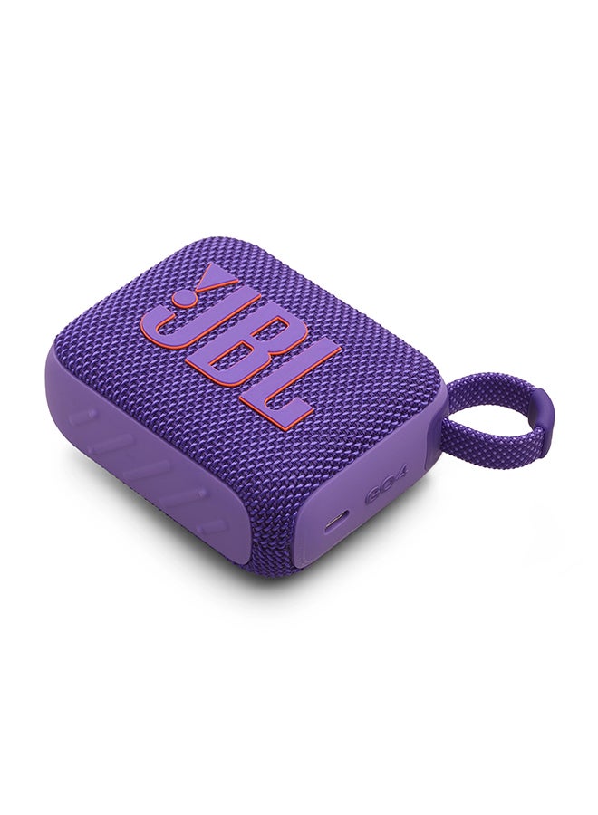 JBL Go4-Portable Waterproof Speaker Purple - Image 5