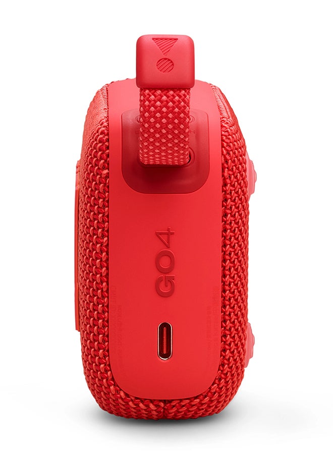 JBL Go4 Portable Waterproof Speaker Red - Image 2
