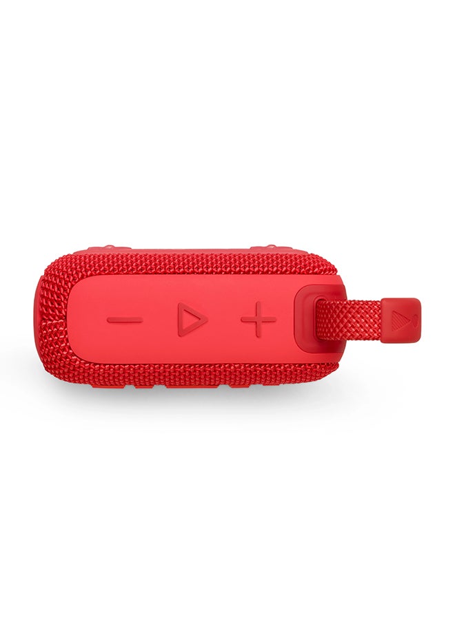 JBL Go4 Portable Waterproof Speaker Red - Image 4