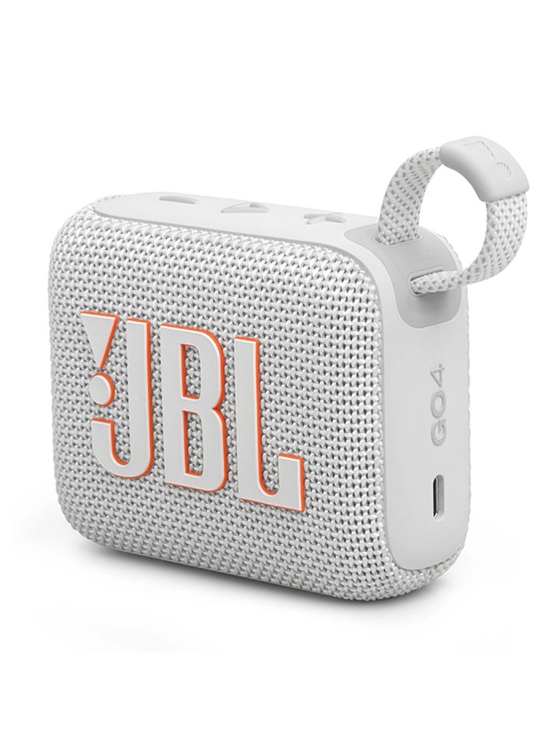 JBL Go4-Portable Waterproof Speaker White - Image 1