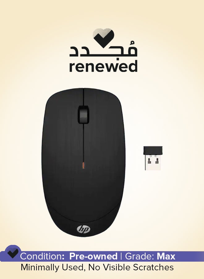 HP Renewed - Wireless Mouse X200 Black/Silver - Image 1