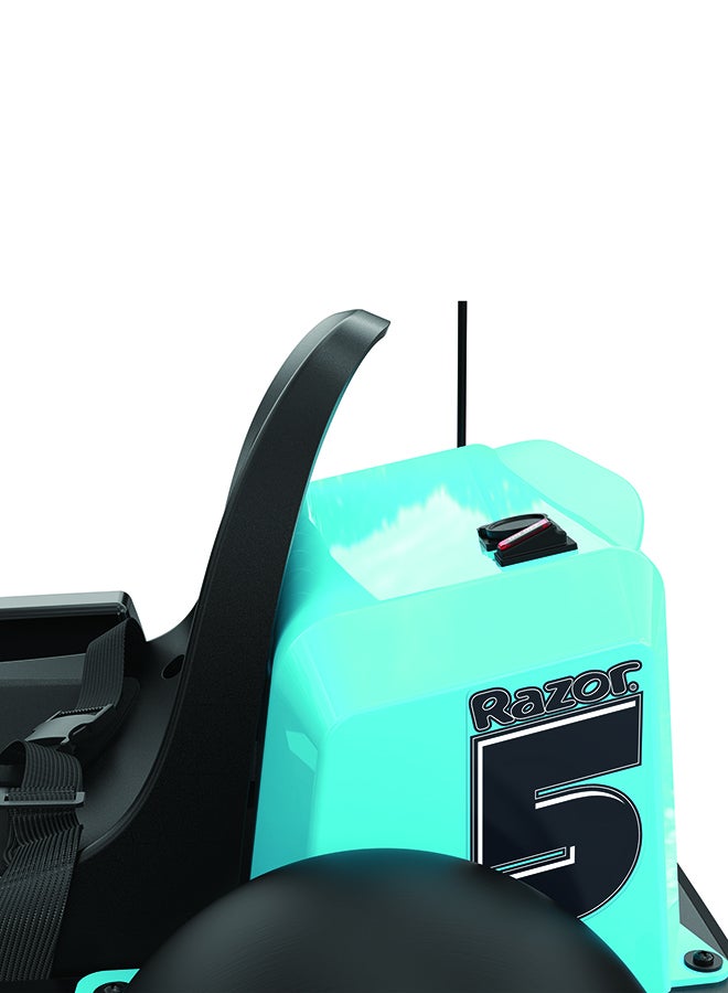 ريزر رازور جراوند فورس إلت - كارت كهربائي للأطفال 13+ مع قيادة للأمام والخلف، سرعة قصوى تصل إلى 14 ميل في الساعة، وقت ركوب يصل إلى 40 دقيقة، مدى 9 ميل، 350 واط للركوب مع بطارية 36 فولت 5Ah 44.8 سم - Image 5