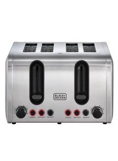 4-Slice Toaster, Double-Sided Heating, 6 Browning Levels, Defrost, Reheat, Cancel Functions, Extra-Wide Slots, Dual Browning Control, Removable Crumb Tray, 2100 W ET444-B5 Silver - pnsku/N70056616V/45/_/1710903652/1ab5f71d-9162-4945-aa4f-ca487bab8cd8