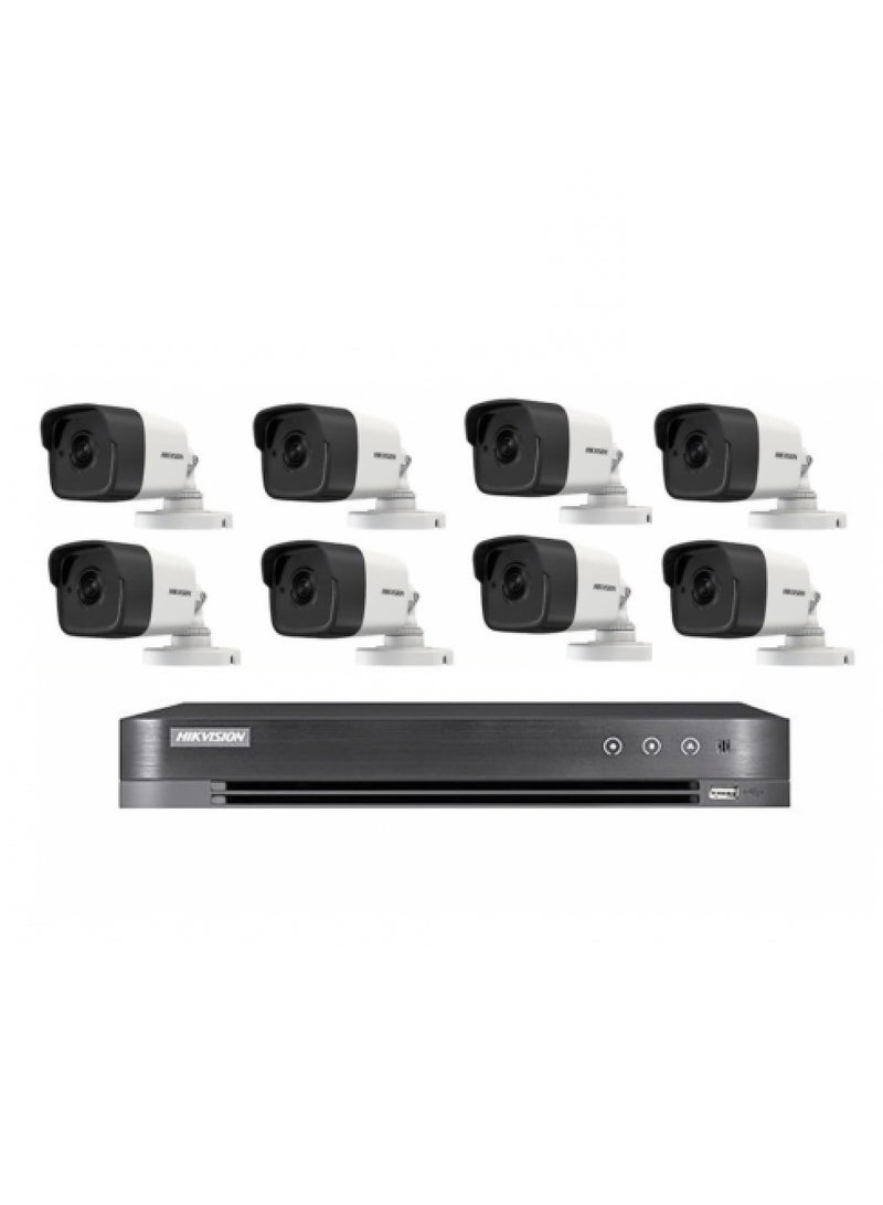 HIKVISION 8 Cameras 5 Megapixel Internal Or External With An Channel Recording Device 