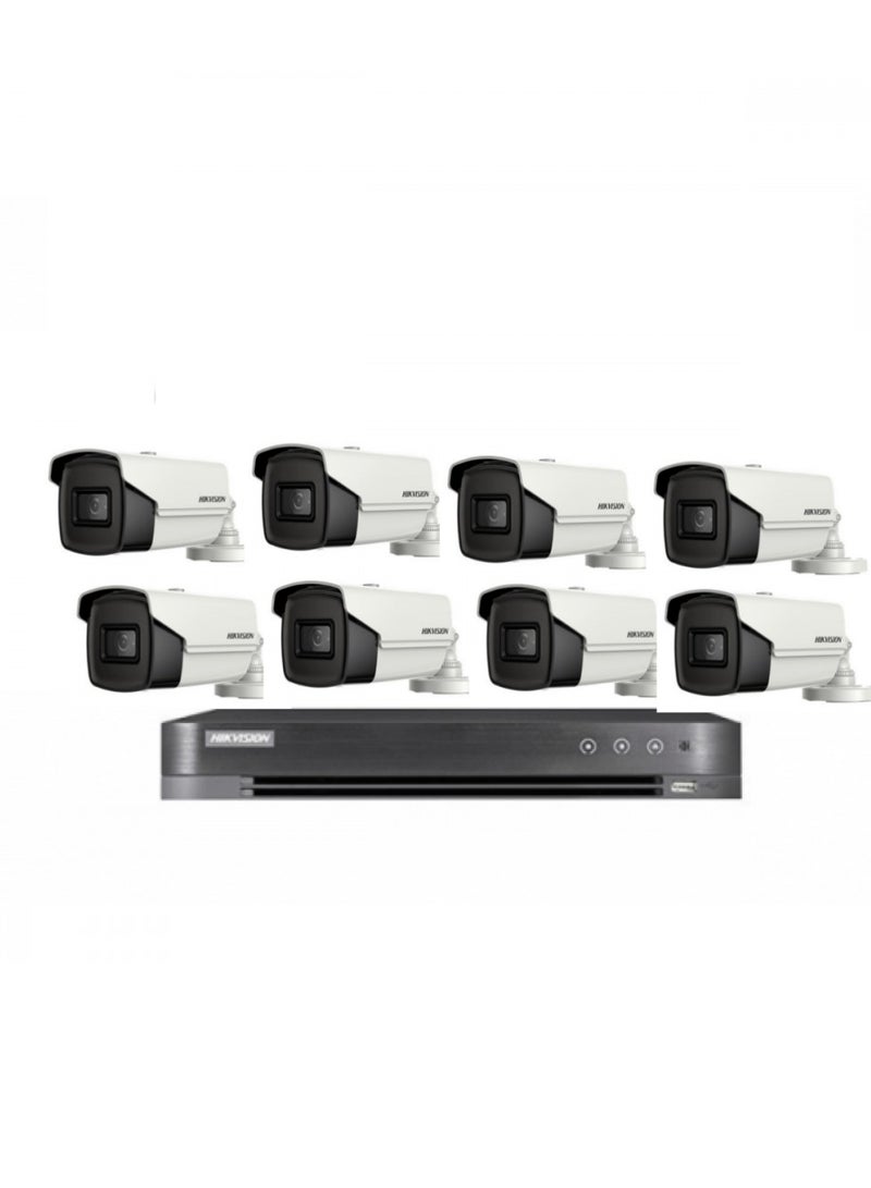 HIKVISION 8 Cameras Megapixel Outdoor 60 Meter Night Vision With Channel Recording Device HD  - Image 4