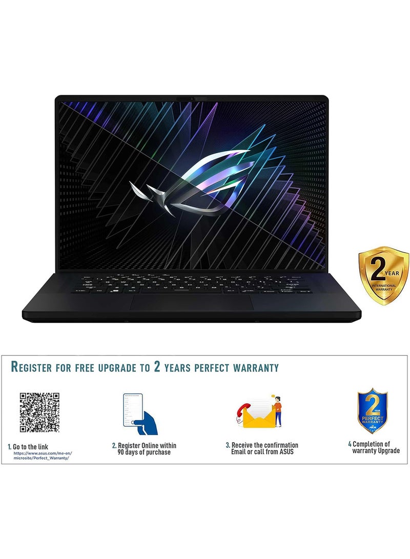 ROG Zephyrus M16 Gaming (2023) Laptop With 16-Inch Display, Core i9-13900H Processor/32GB RAM/1TB SSD/12GB NVIDIA GeForce RTX 4080 Graphics/Windows 11 Home English/Arabic Off Black