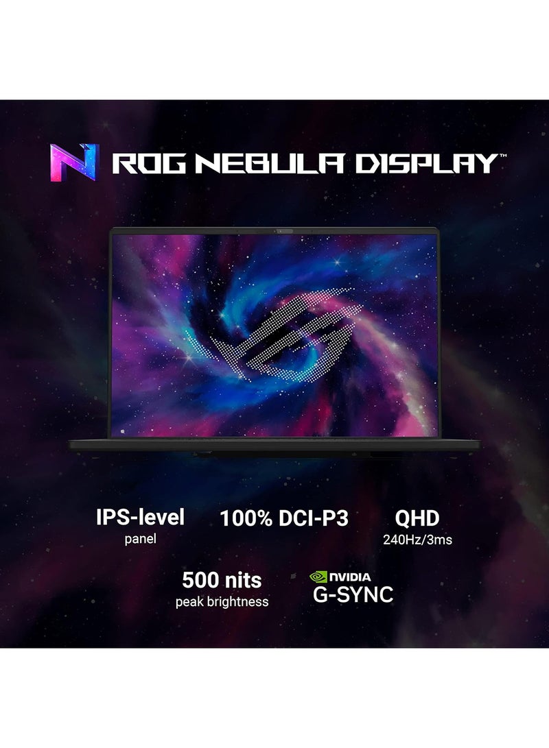ROG Zephyrus M16 Gaming (2023) Laptop With 16-Inch Display, Core i9-13900H Processor/32GB RAM/1TB SSD/12GB NVIDIA GeForce RTX 4080 Graphics/Windows 11 Home English/Arabic Off Black