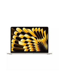 Apple MacBook Air MRXU3AB/A 13.6-Inch Display, Apple M3, 8 Core CPU And 10-Core GPU ,512GB SSD, MacOS English/Arabic Starlight  - Image 1