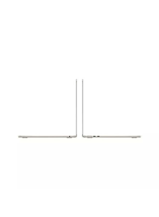 Apple MacBook Air MRXU3AB/A 13.6-Inch Display, Apple M3, 8 Core CPU And 10-Core GPU ,512GB SSD, MacOS English/Arabic Starlight  - Image 3