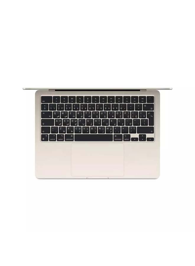 Apple MacBook Air MRXU3AB/A 13.6-Inch Display, Apple M3, 8 Core CPU And 10-Core GPU ,512GB SSD, MacOS English/Arabic Starlight  - Image 2