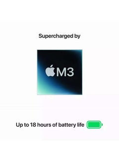 Apple MacBook Air MRXU3AB/A 13.6-Inch Display, Apple M3, 8 Core CPU And 10-Core GPU ,512GB SSD, MacOS English/Arabic Starlight  - Image 4