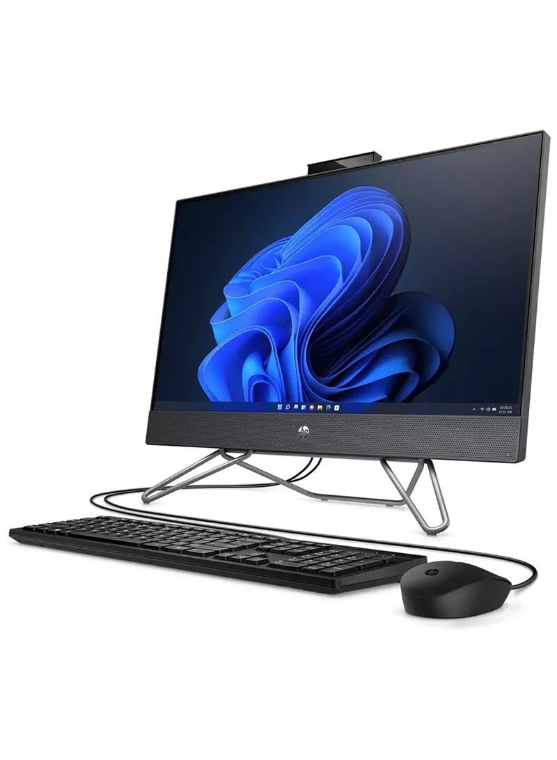 HP AIO 24 CB1009 23.8-Inch Display, Core i5-1235U Processr/8GB RAM/512GB SSD/GeForce MX450 Graphics/Windows 11 Home English/Arabic Black - Image 3