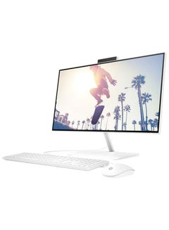 HP AIO 24 CB1025NH 23.8-Inch Display, Core i5-1235U Processr/8GB RAM/512GB SSD/Intel Iris XE Graphics/Free DOS English White  - Image 2