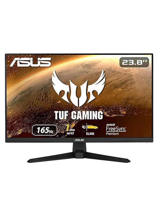أسوس شاشة TUF Gaming مقاس 23.8 بوصة بدقة 1080 بكسل (VG249Q1A) - دقة عالية كاملة، IPS، 165 هرتز (يدعم 144 هرتز)، 1 مللي ثانية، ضبابية حركة منخفضة للغاية، مكبر صوت، FreeSync™ Premium، Shadow Boost، قابل للتركيب وفقًا لمعايير VESA، منفذ DisplayPort، HDMI  - Image 1