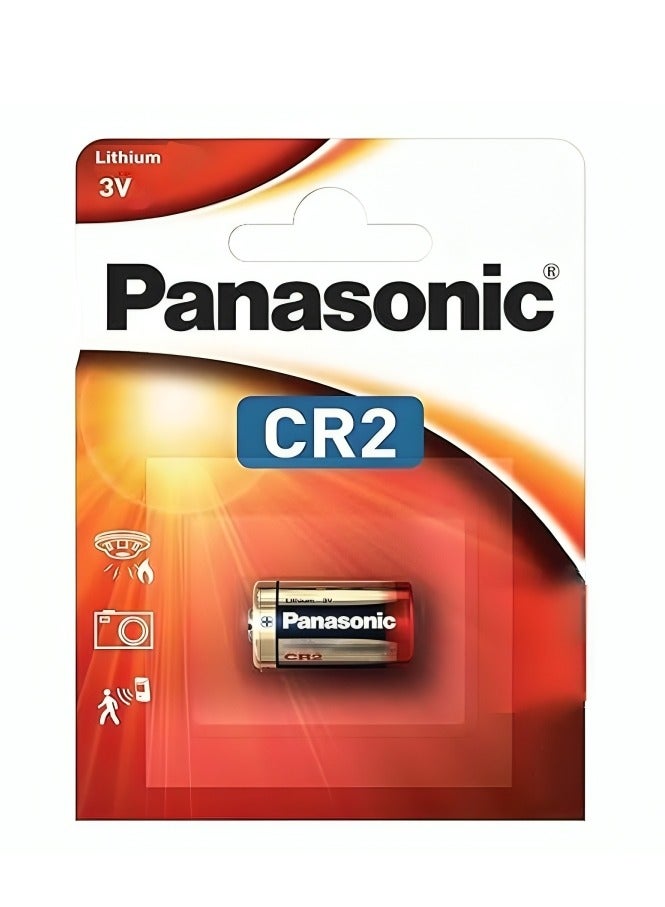 Panasonic - Lithium CR2 3V Battery Red - Image 1