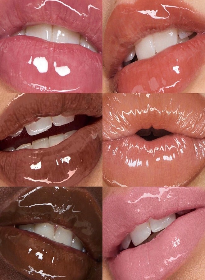 HUDA BEAUTY - Faux Filler Shiny Non-Sticky Lip Gloss Glassy - Clear 0.13FL.OZ / 3.9ml Glassy - Image 1