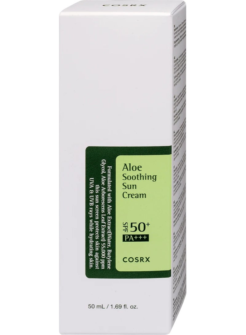 كريم ألو المهدئ للشمس بعامل حماية من الشمس SPF 50 مل - Image 1