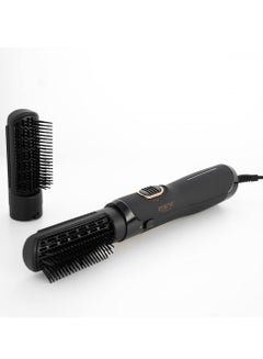 Professional Hair Dresser With Two Square Brushes