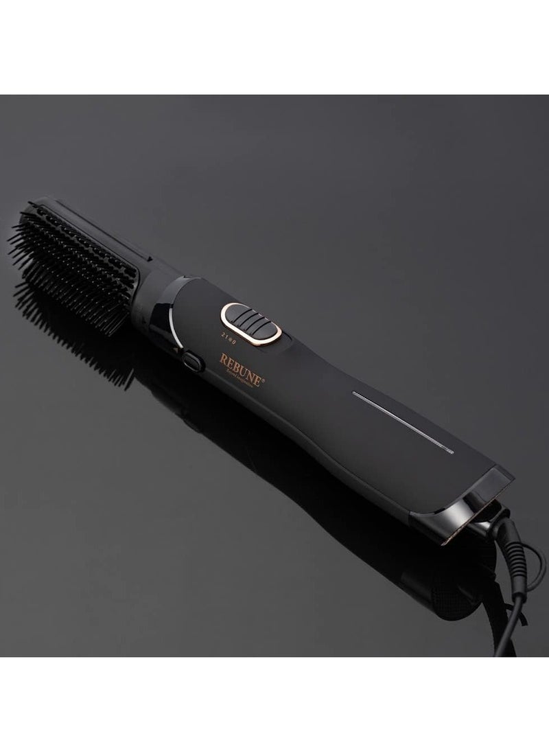 REBUNE - Professional Hair Dresser With Two Square Brushes - Image 1