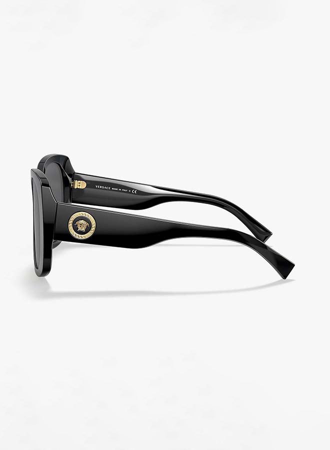 فيرزاتشي Women's Rectangular Sunglasses - VE4387 GB187 56 - 56 Mm  - Image 3
