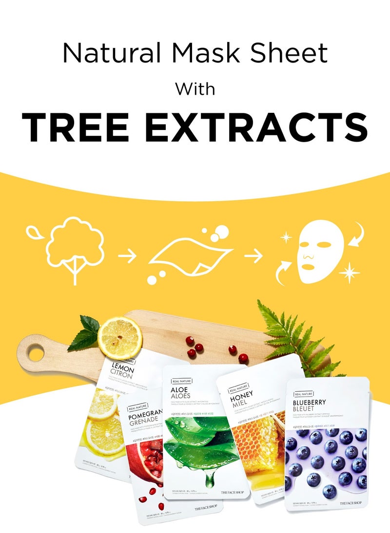 THE FACE SHOP - The Face Shop Pack of 15 Mask Sheets - Assorted Bundle Pack Multicolour 500grams - Image 1