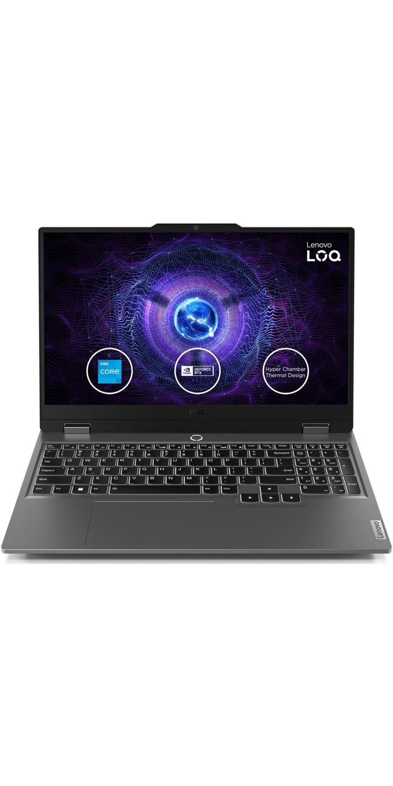 لينوفو كمبيوتر محمول LOQ 15IRX9 Gaming (2023) بشاشة مقاس 15.6 بوصة، ومعالج Core i7-13650HX/ وذاكرة وصول عشوائي سعة 16 جيجابايت/ ومحرك أقراص SSD سعة 512 جيجابايت/ وبطاقة رسومات NVIDIA GeForce RTX 3050 سعة 6 جيجابايت/نظام التشغيل Windows 11 Home - Image 1