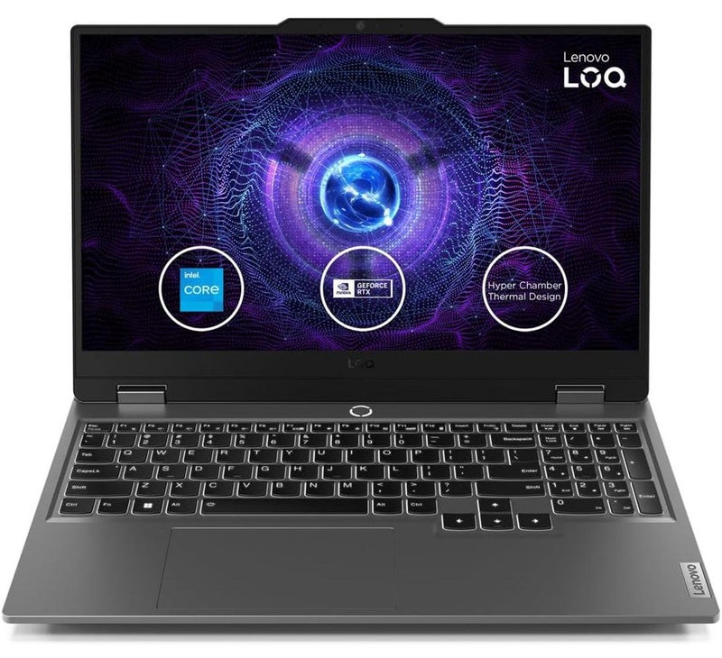 لينوفو كمبيوتر محمول LOQ 15IRX9 Gaming (2023) بشاشة مقاس 15.6 بوصة، ومعالج Core i7-13650HX/ وذاكرة وصول عشوائي سعة 16 جيجابايت/ ومحرك أقراص SSD سعة 512 جيجابايت/ وبطاقة رسومات NVIDIA GeForce RTX 3050 سعة 6 جيجابايت/نظام التشغيل Windows 11 Home - Image 1