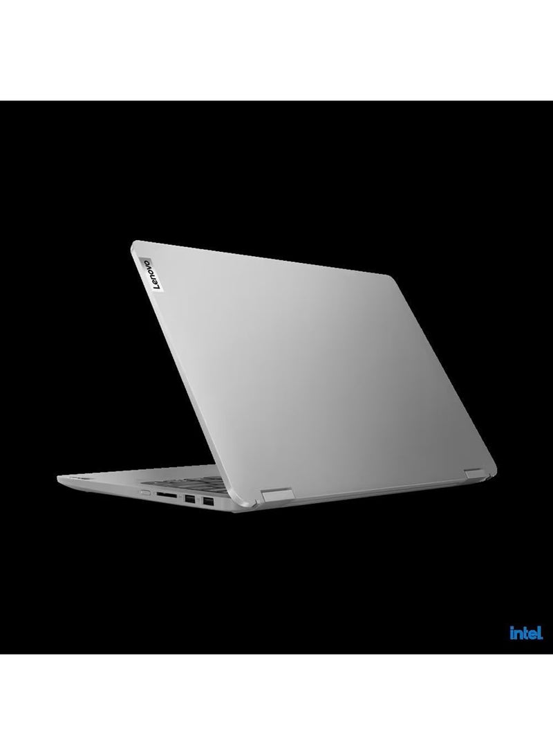 Lenovo - IdeaPad Flex 5 14IRU8 2-in-1 (2023) Ultrabook – 13th Gen/Intel Core i5-1335U Processor/8GB RAM/512GB SSD/Intel Iris Xe Graphics/Windows 11 Home English/Arabic Arctic Grey - Image 1