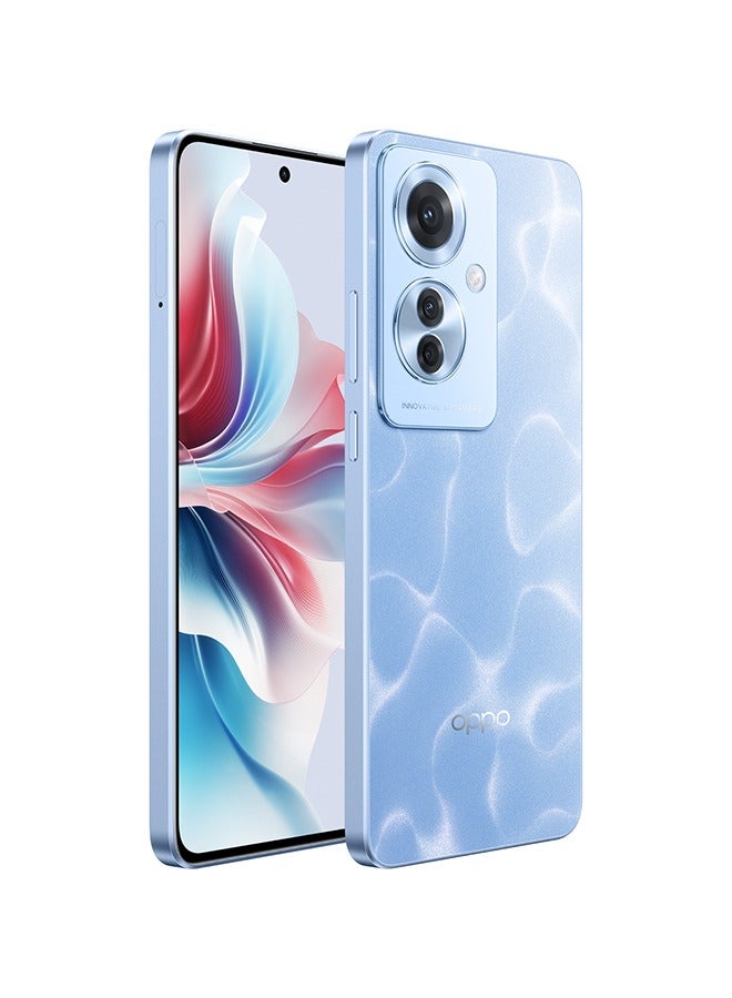 OPPO Reno11 F 5G Dual SIM Ocean Blue 8GB RAM 256GB - UAE Version - Image 2