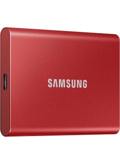 T7 Portable SSD 2TB - Up to 1050MB/s - USB 3.2 External Solid State Drive, Red (MU-PC2T0R/AM) 2 TB