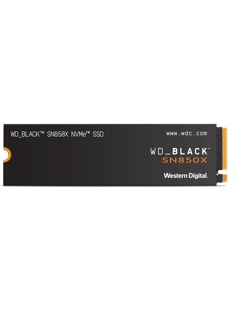 WD - SN850X NVMe PCIe 4.0 Gaming Internal SSD, Up to 7300 MB/s Sequential Read & 6300 MB/s Write Speeds, M.2 2280, 1.75 Million Hours MTTF600TB Endurance | WDS100T2X0E 1 TB - Image 1