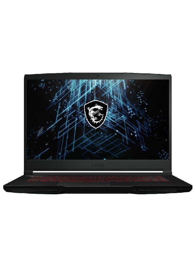 MSI Thin GF63 Gaming Laptop With 15.6-Inch FHD 144Hz Display, Core i5-12450H Processor/8GB RAM/512GB SSD/4GB Nvidia GeForce RTX 2050 Graphics Card/Windows 11 Home English/Arabic Black 