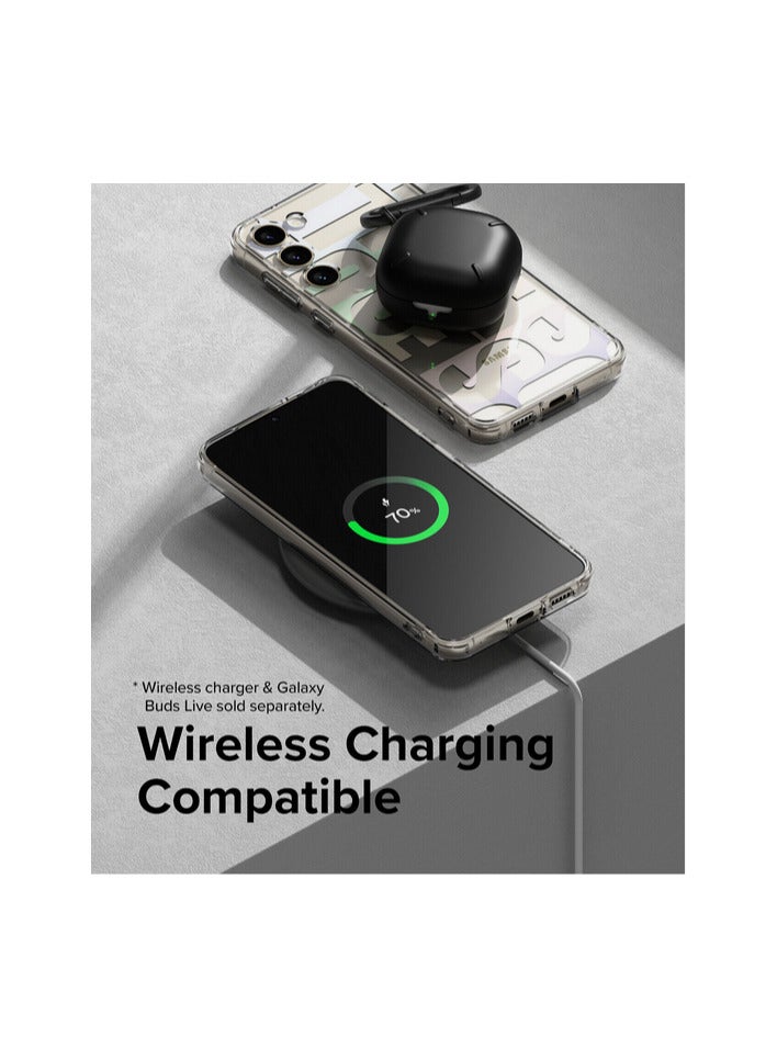 Ringke Fusion Design Compatible With Samsung Galaxy S23 plus Case Clear Hard Back Shockproof TPU Bumper Phone Cover for Women And Men (SEOUL) white - Image 5