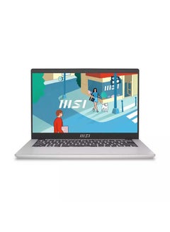 Modern 14 C7M Laptop With 14-Inch FHD Display, AMD Ryzen 7-7730 Processor/8GB RAM/512GB SSD/AMD Radeon Graphics/Windows 11 English/Arabic Urban Silver