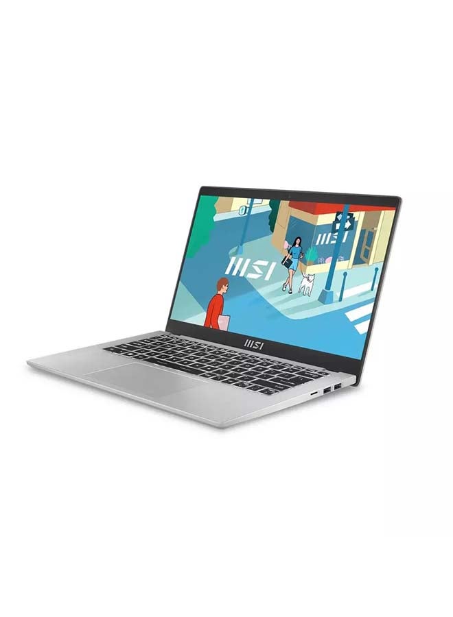 MSI - Modern 14 C7M Laptop With 14-Inch FHD Display, AMD Ryzen 7-7730 Processor/8GB RAM/512GB SSD/AMD Radeon Graphics/Windows 11 English/Arabic Urban Silver - Image 1